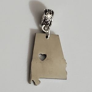 Alabama state necklace pendant for silver chain handmade New decorative